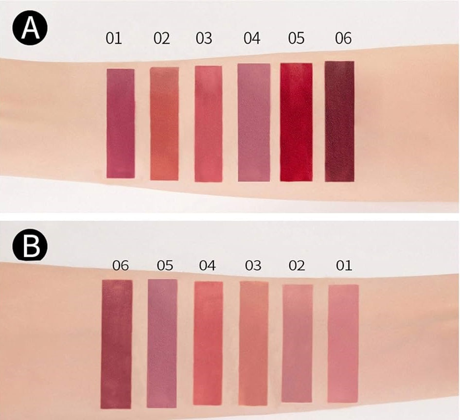 Pack de 6 Labiales Handaiyan – Tonos Intensos y Duraderos